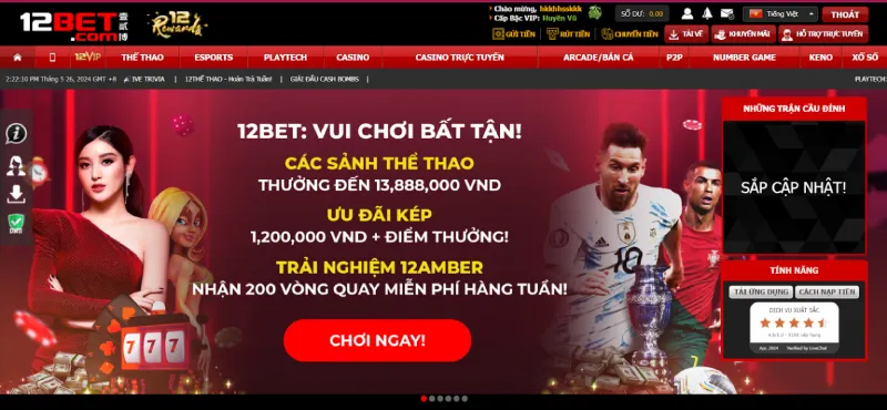 khuyến mãi 12BET